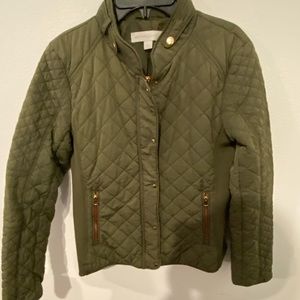 New York and company green jacket